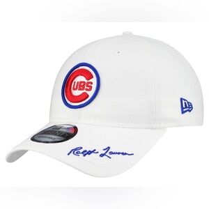 Men's Chicago Cubs New Era Ralph Lauren x MLB White 9TWENTY Adjustable Hat